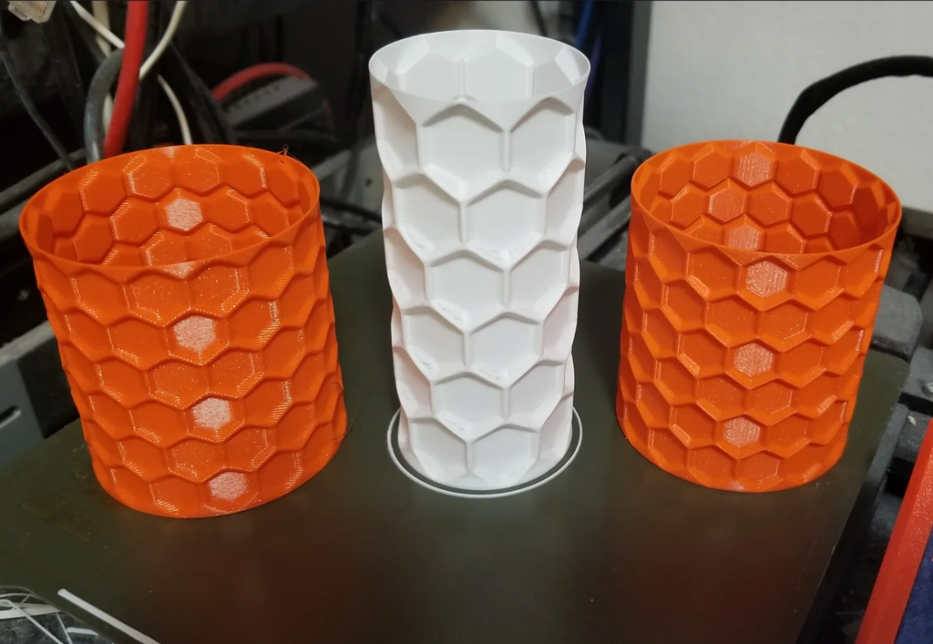 ⬡ Honeycomb Spiral Vases