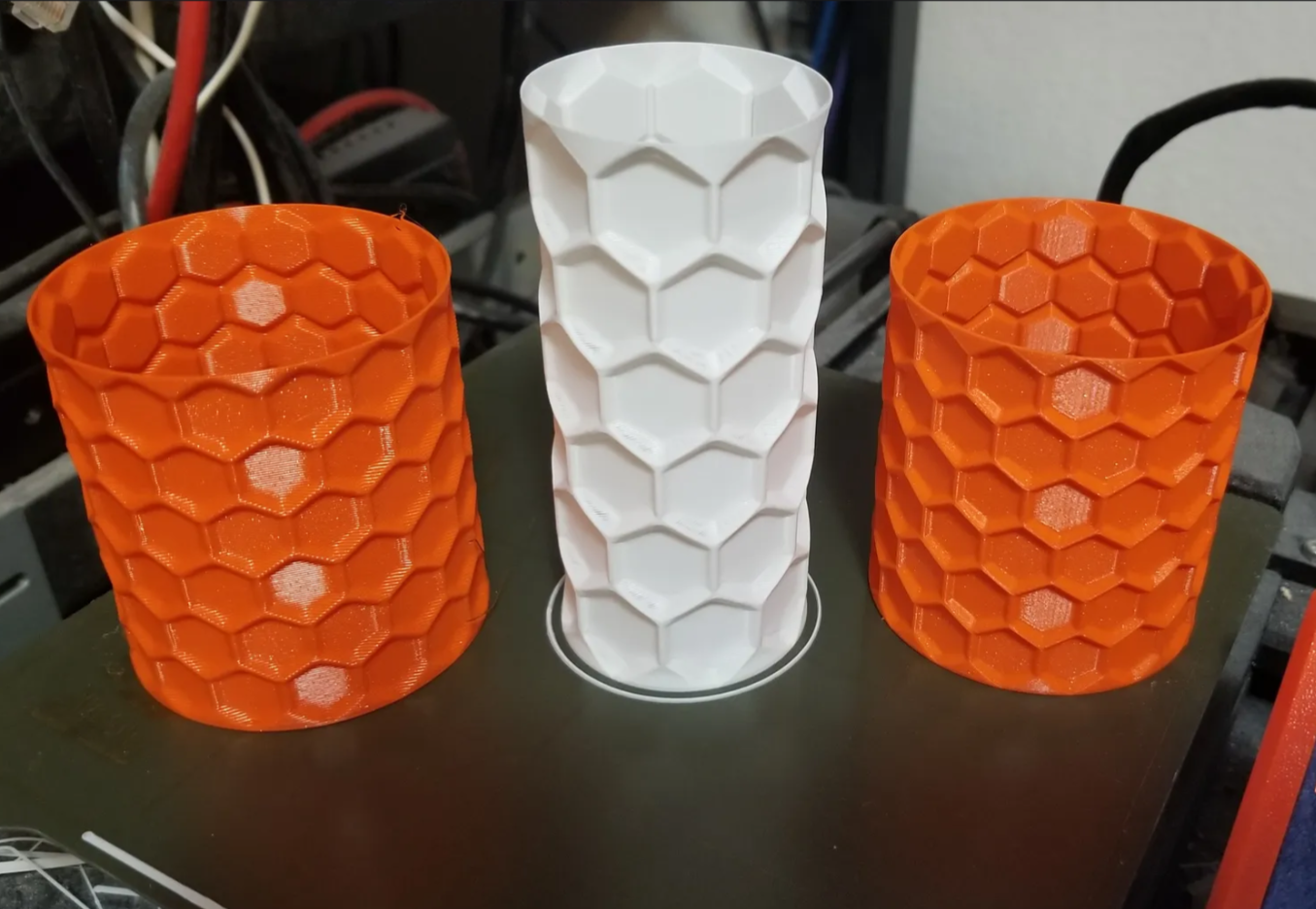 ⬡ Honeycomb Spiral Vases