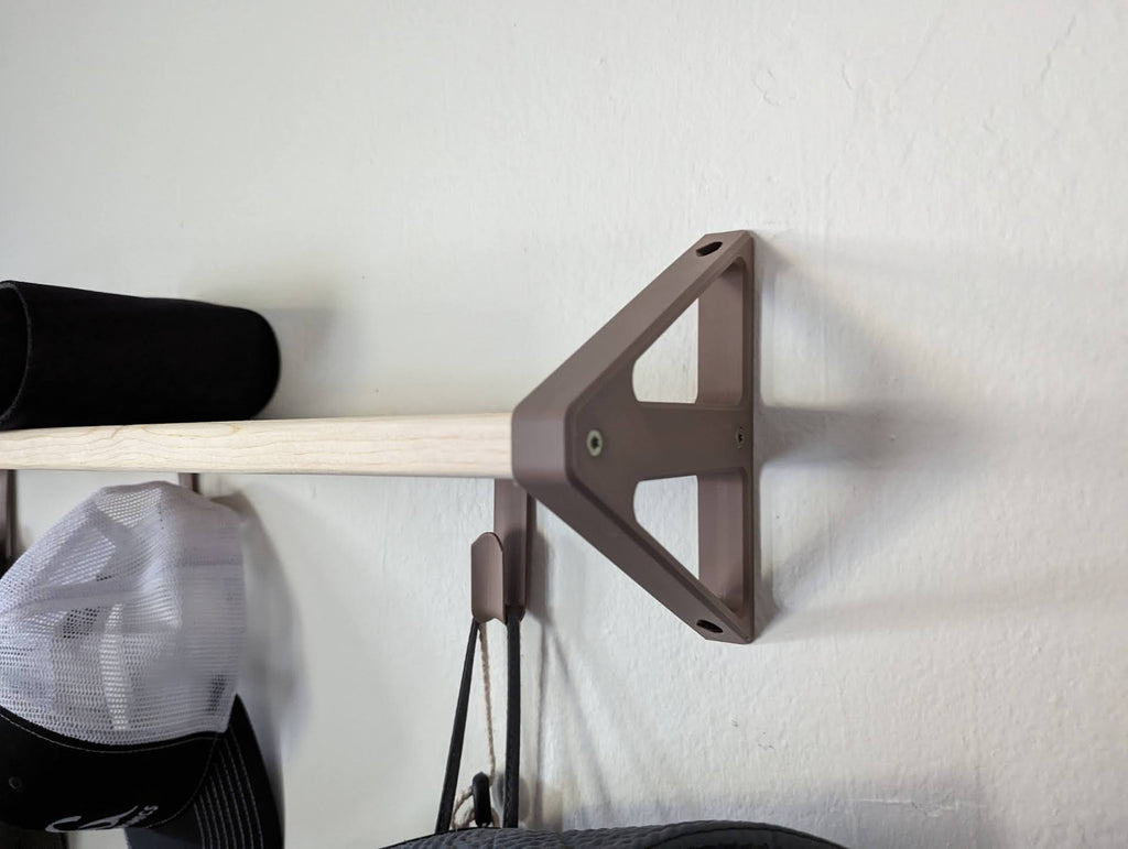Shelf brackets and hanging hooks