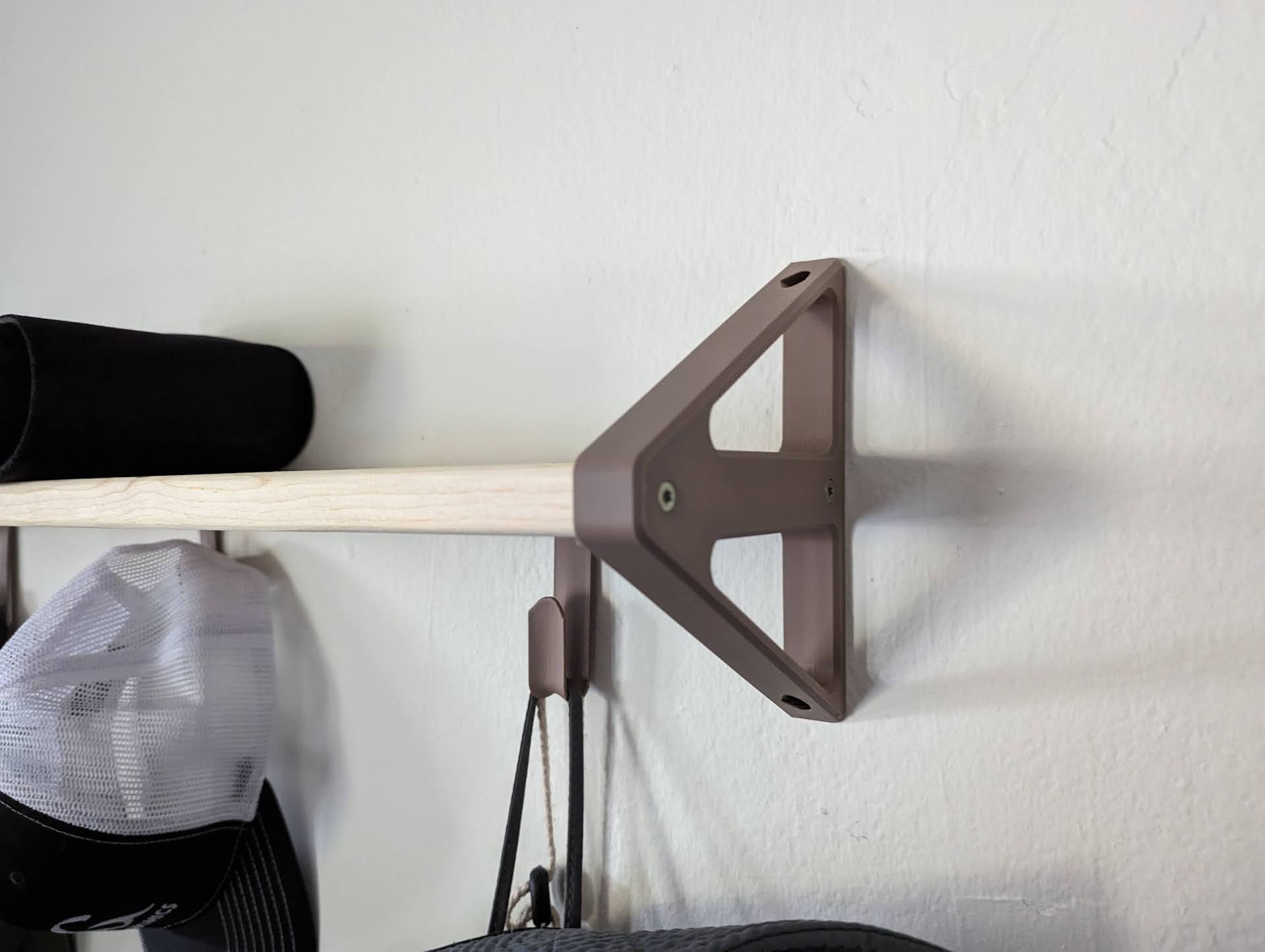Shelf brackets and hanging hooks