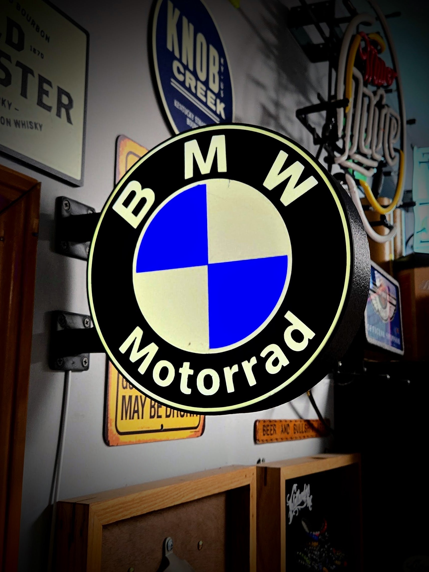 BMW MOTORRAD - 2-Sided Gas Station Lightbox Sign
