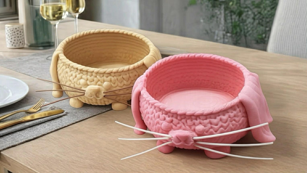 Knit Bunny Candy Bowl