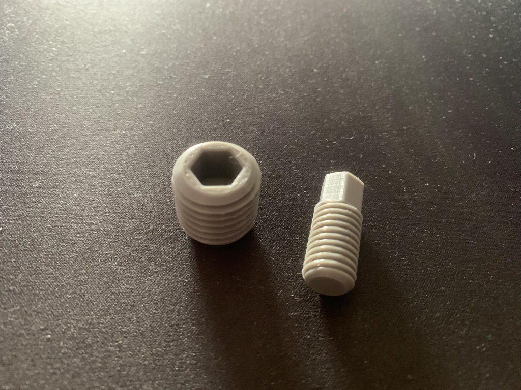 Metric thread testbolt