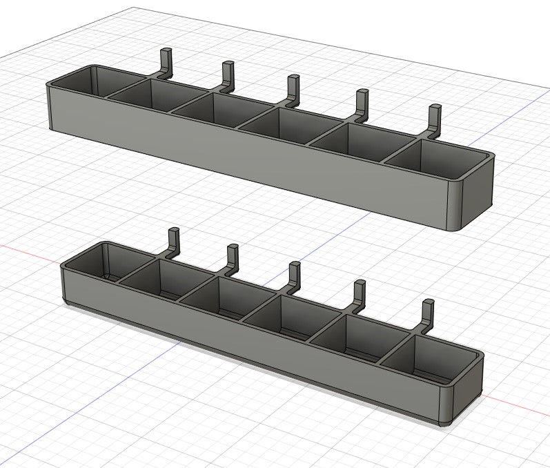 Pegboard Pencil Rack