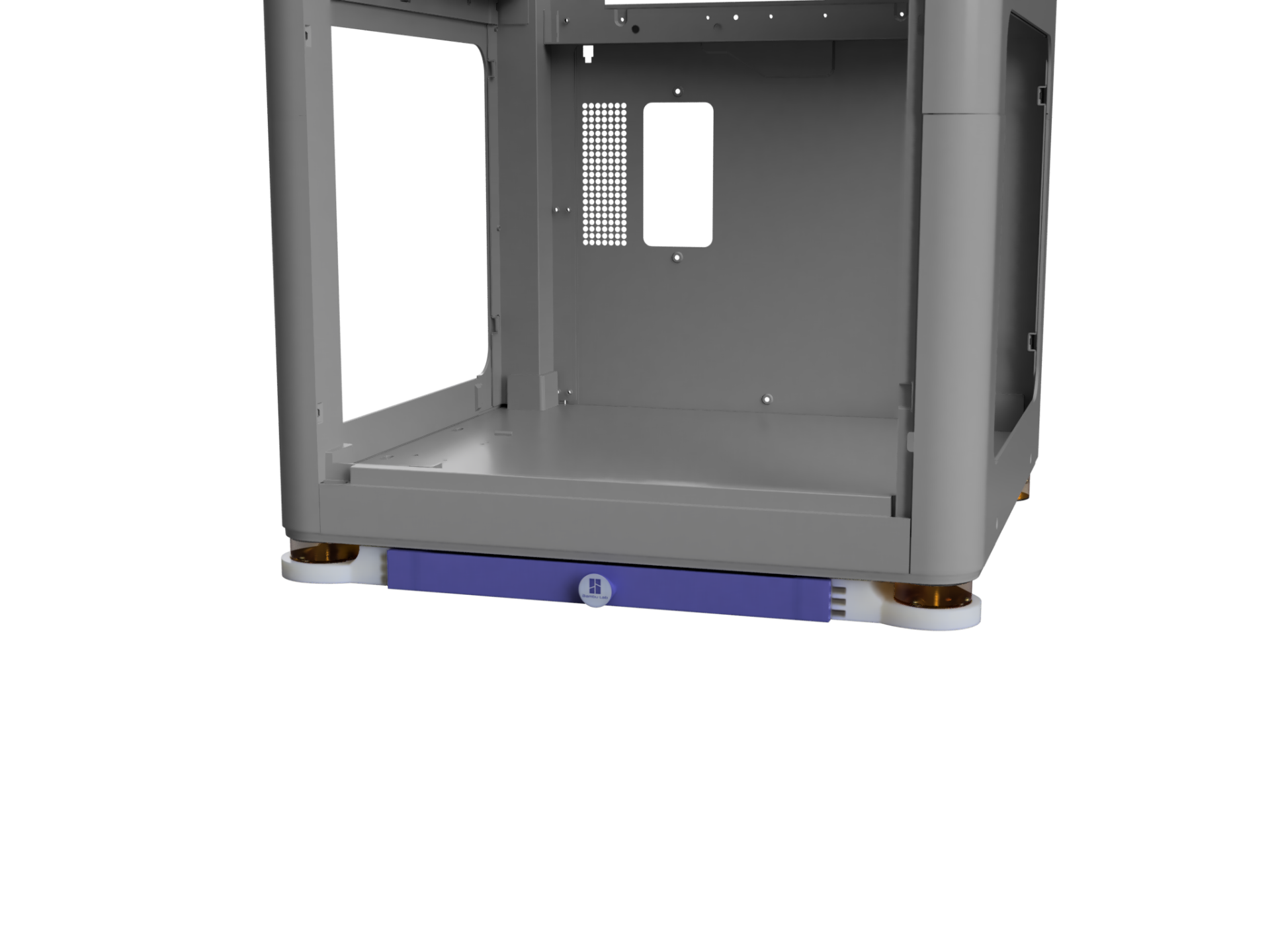 Drawer as Extra Part for under Printer Build-Plate storage system