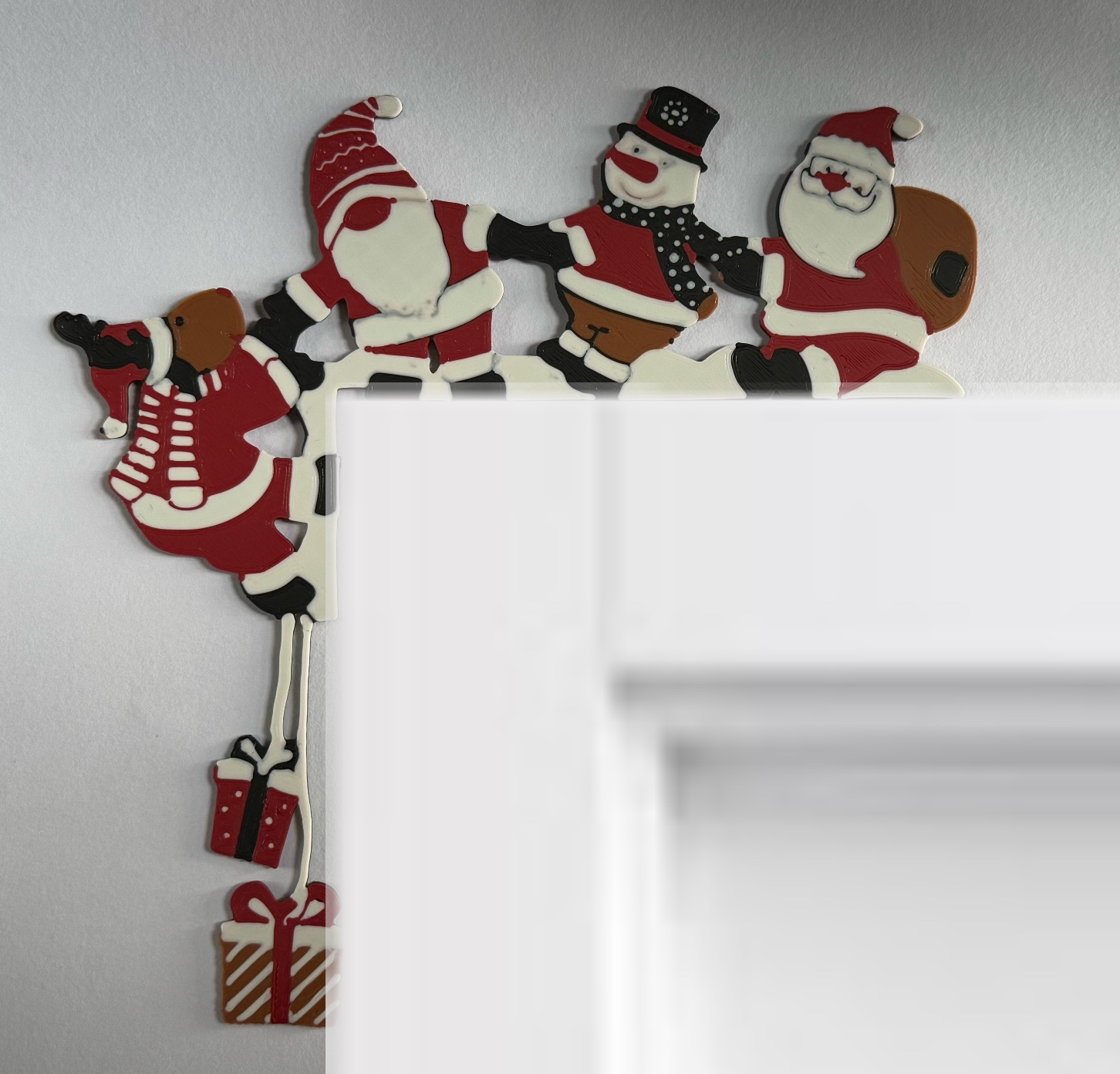 wall art Corner door Santa Claus