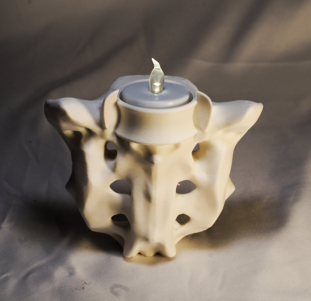 Sacrum Bone Tealight Holder