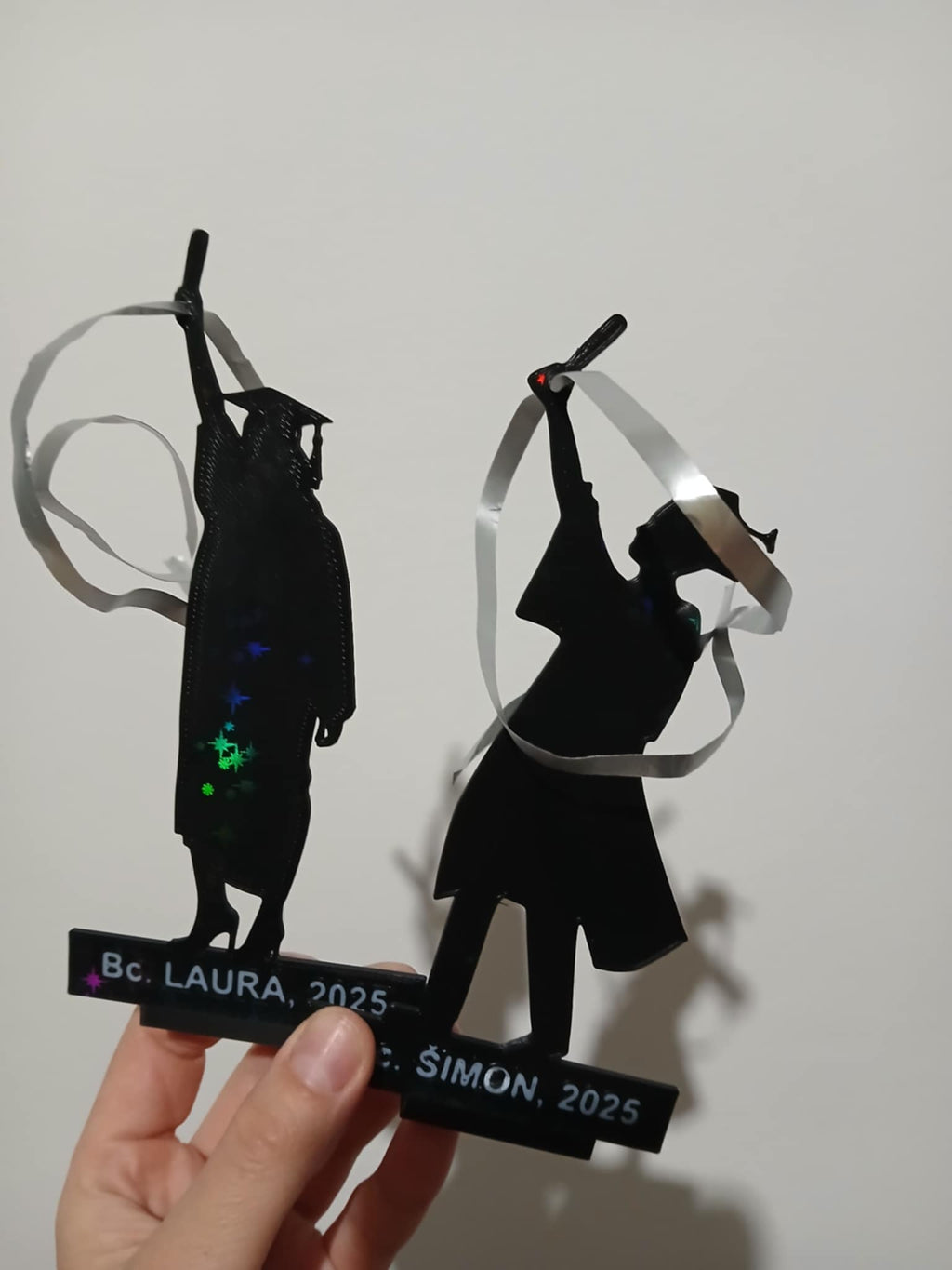Graduation figurine with text - stylish money gift
