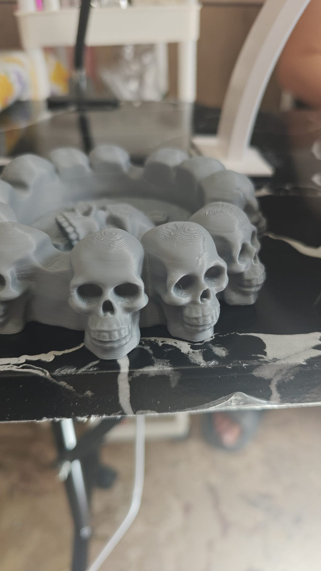 Gothic Skull Ashtray – Posacenere No-Support