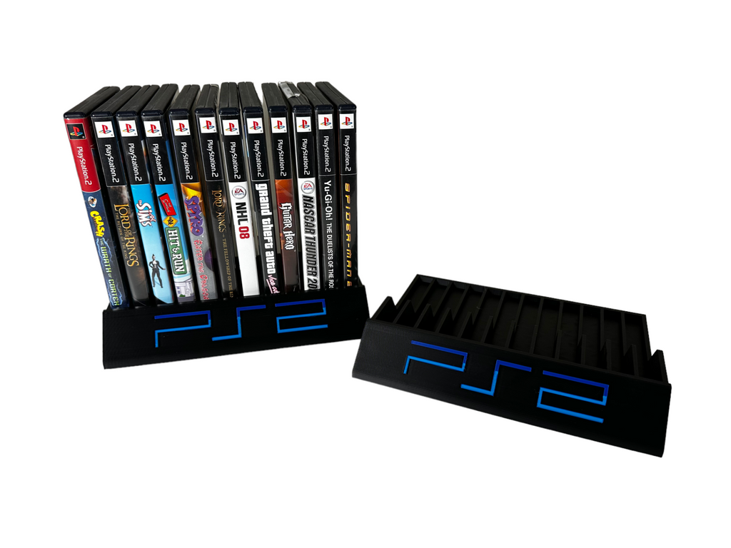 Playstation 2 Video Game Holder - 12 Slot