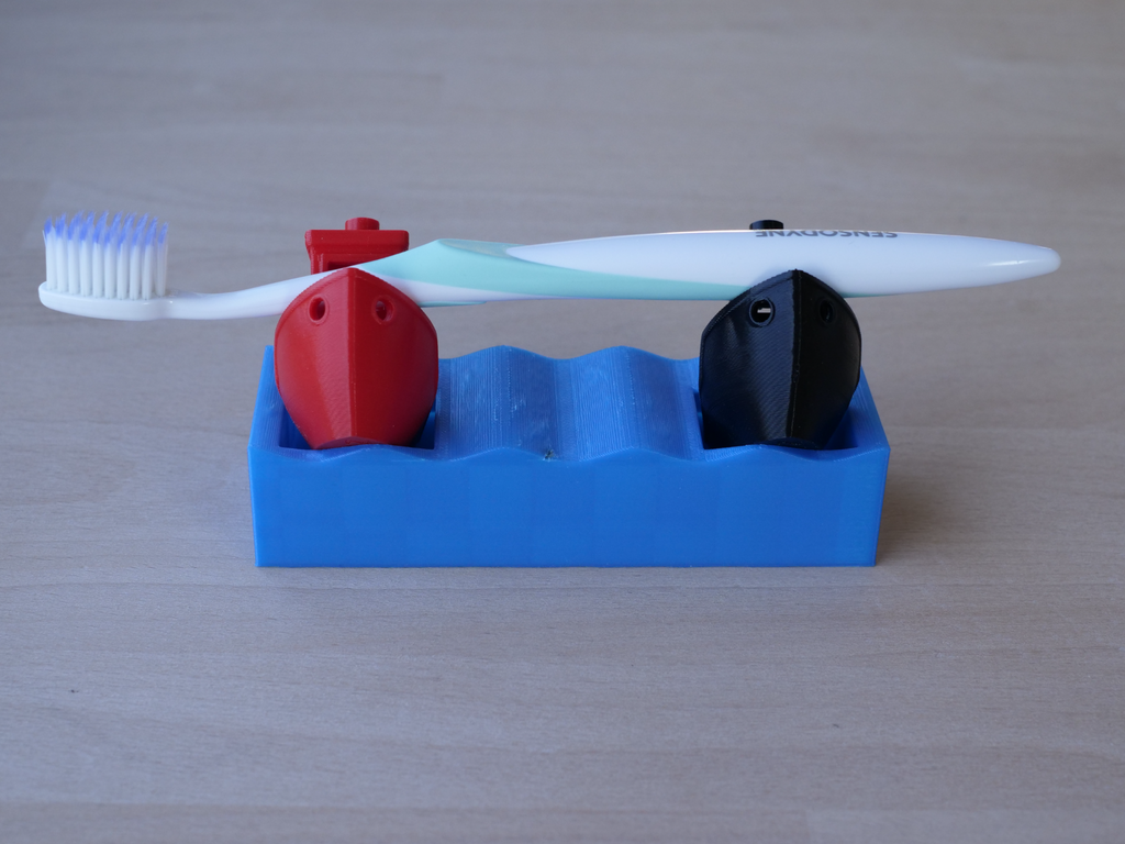 Benchy Toothbrush Holder