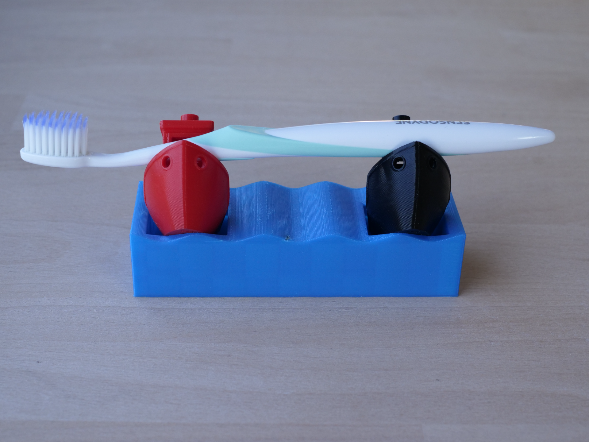 Benchy Toothbrush Holder