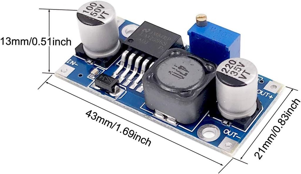 LM2596 Buck Converter Case for 4040 Extrusion