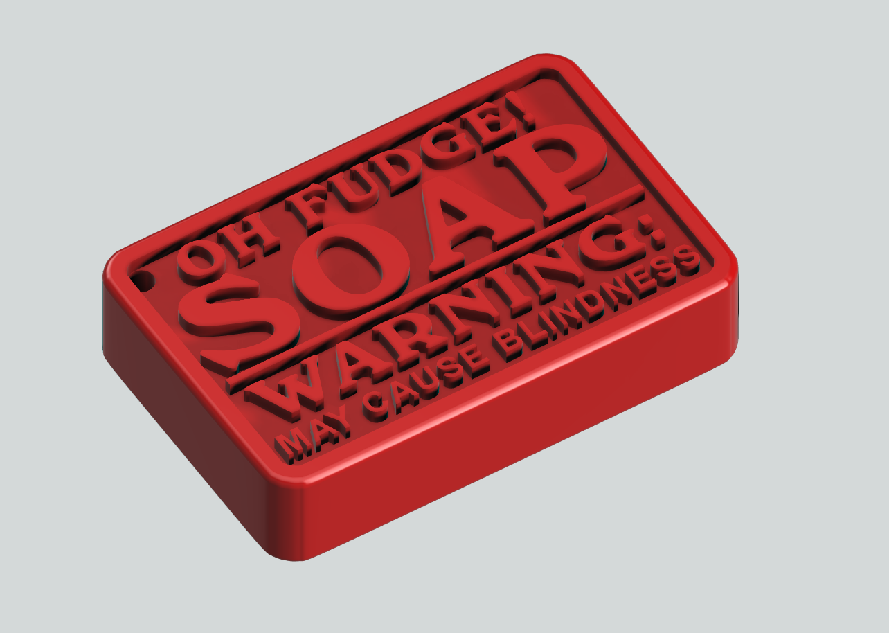 OH FUDGE! Soap Bar Ornament