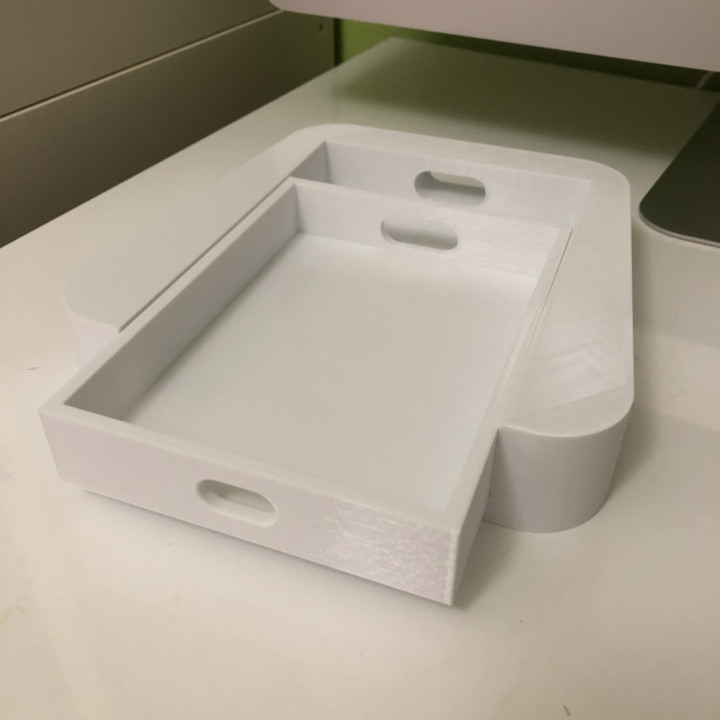 27" imac stand with drawer