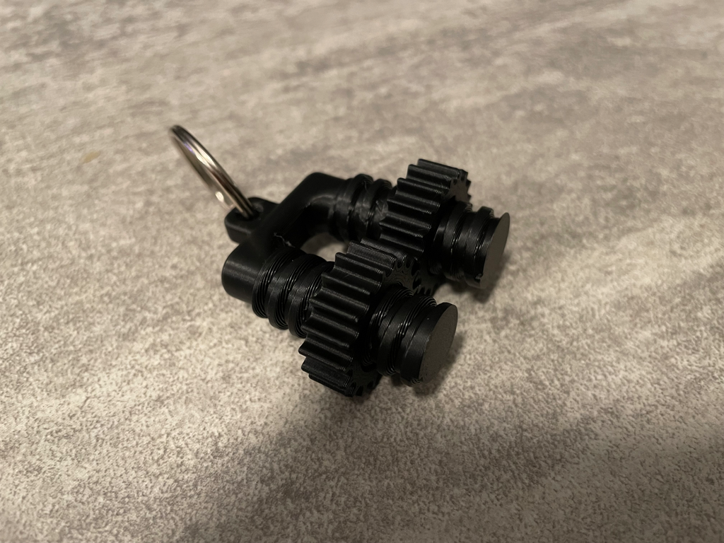 Fidget gear print in place