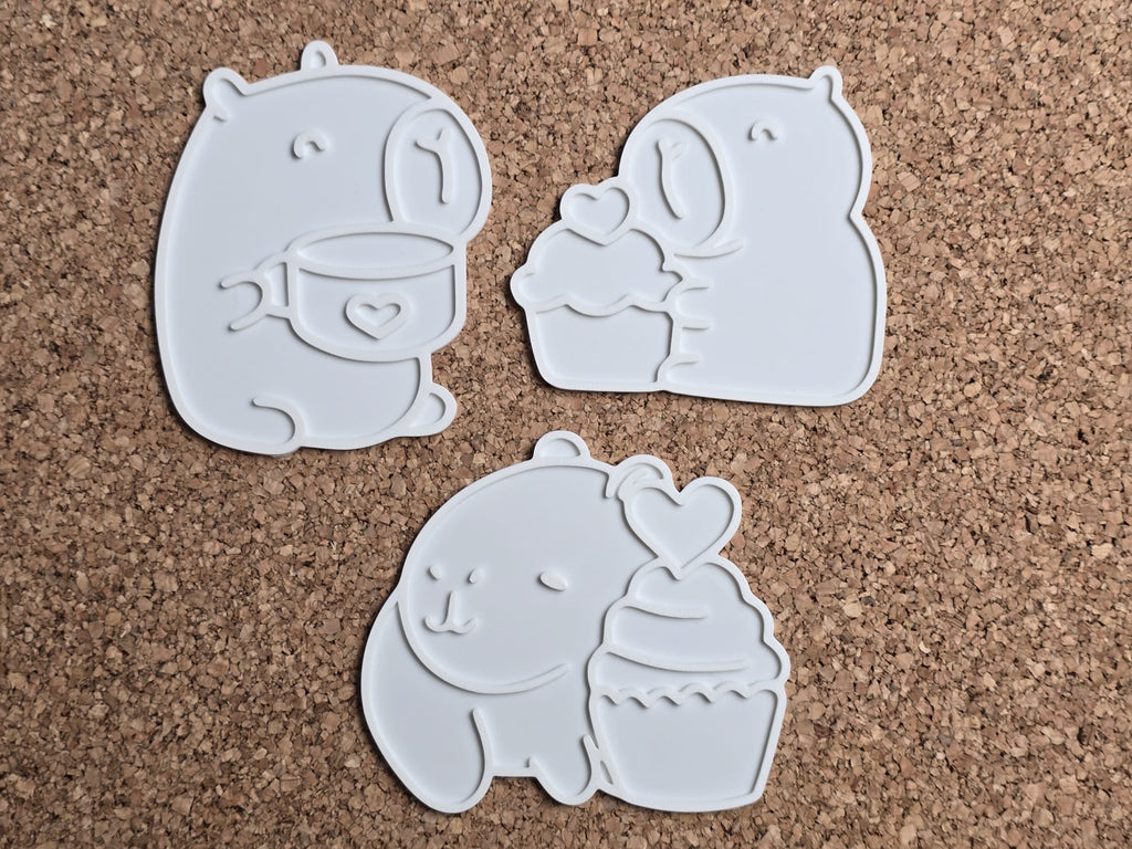 Kawaii Capybara Cute Coloring DIY Craft