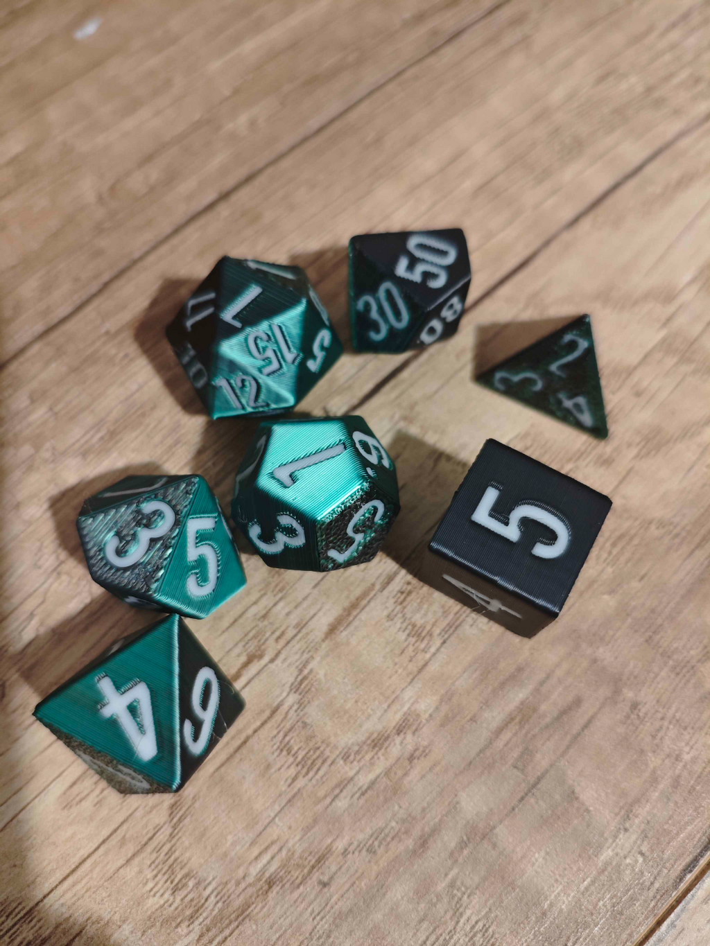 D&D Dice Full set, 7 dices