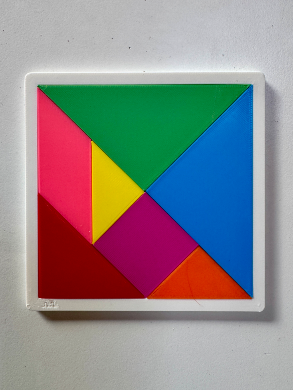 Colorful Tangram Puzzle