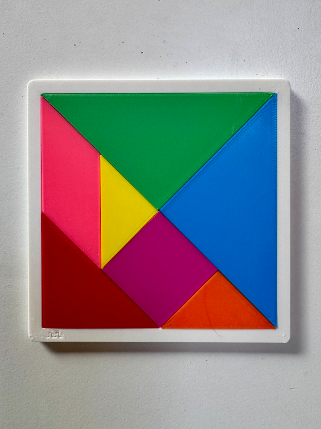 Colorful Tangram Puzzle