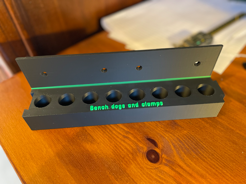 Bench dog/clamp holder - SS system