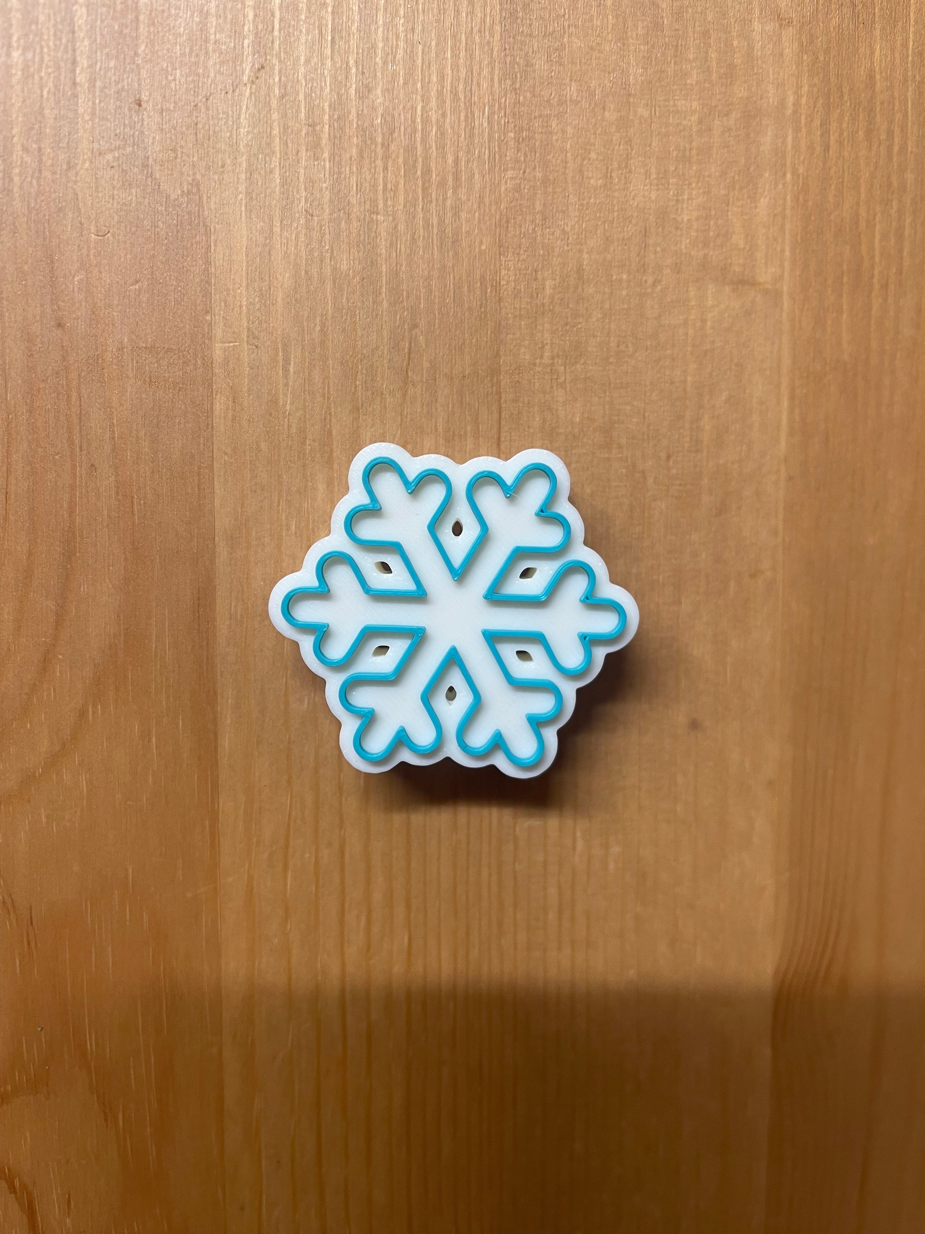 Snowflake Stanley Straw Topper