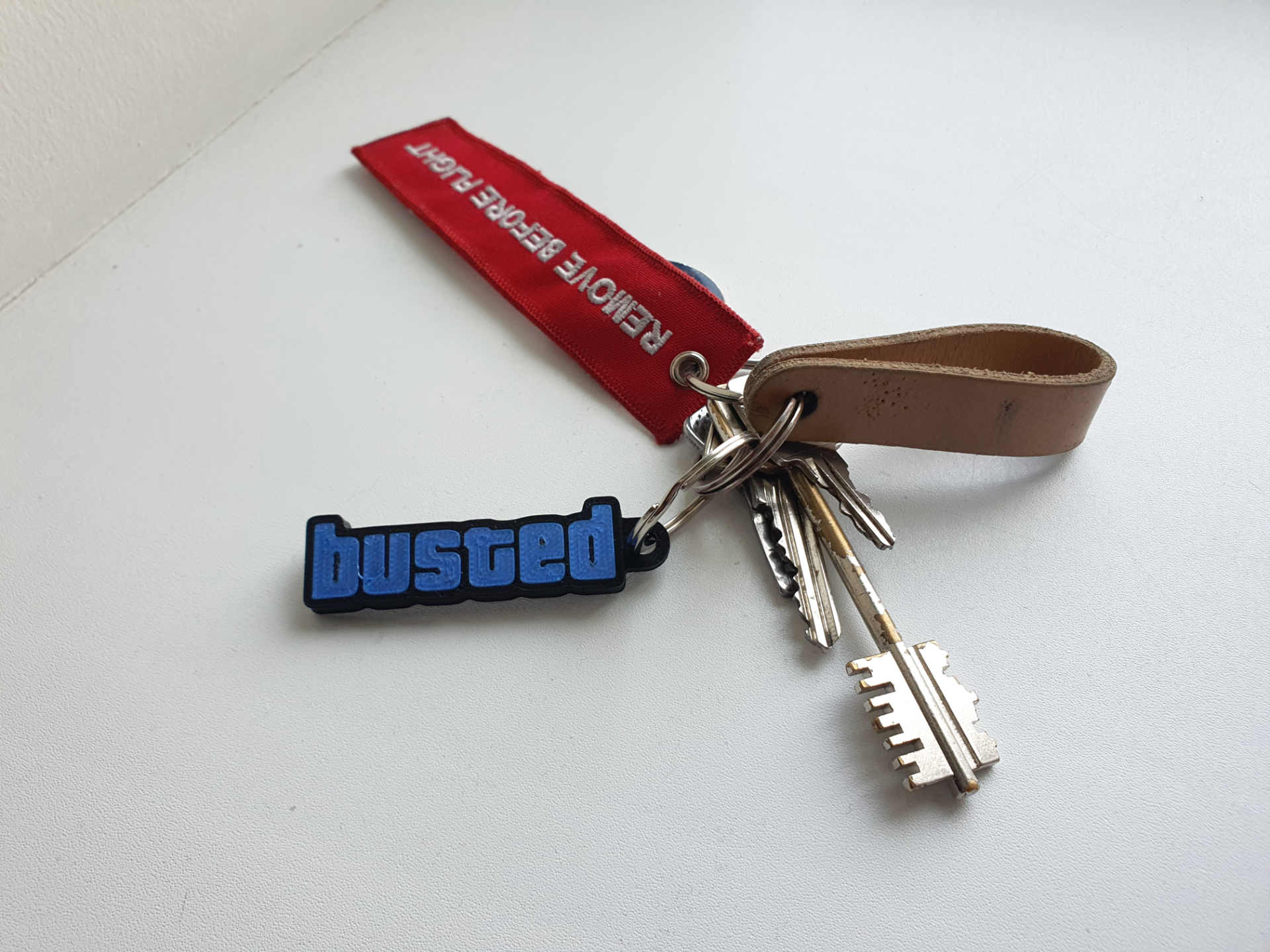 Busted GTA 5 Keychain