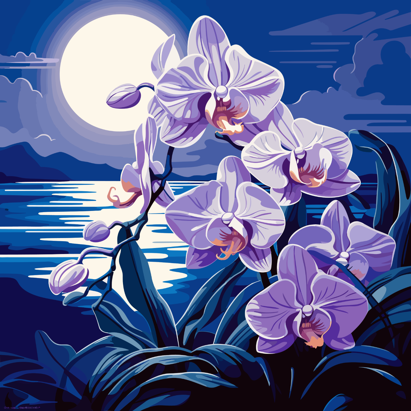 Orchid - Hueforge