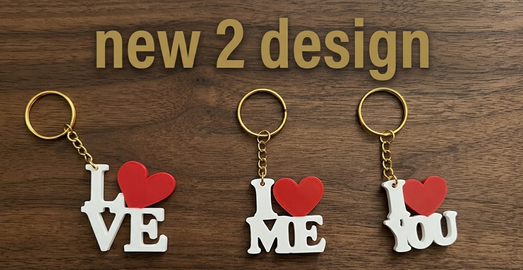 Love keychain Love You Love Me