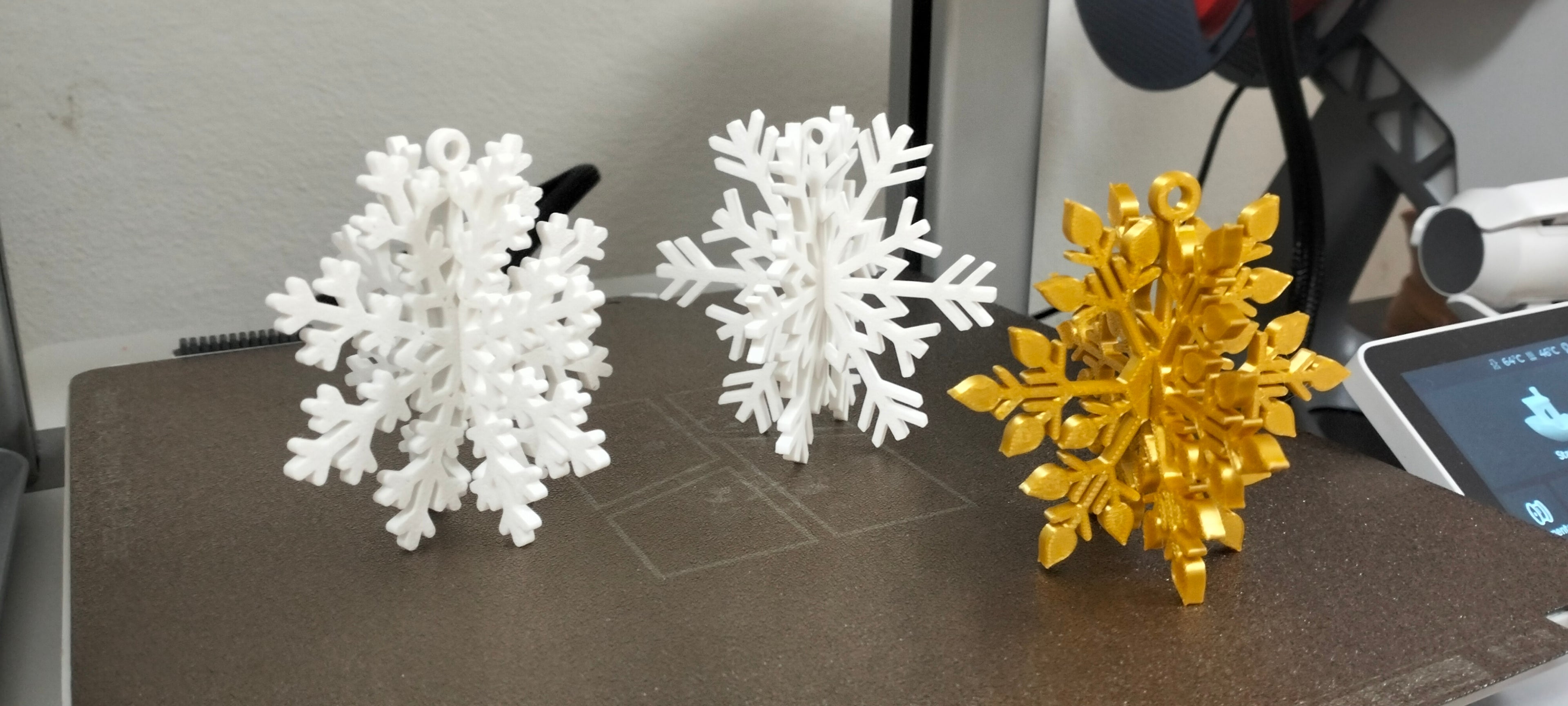 Snowflakes 3D