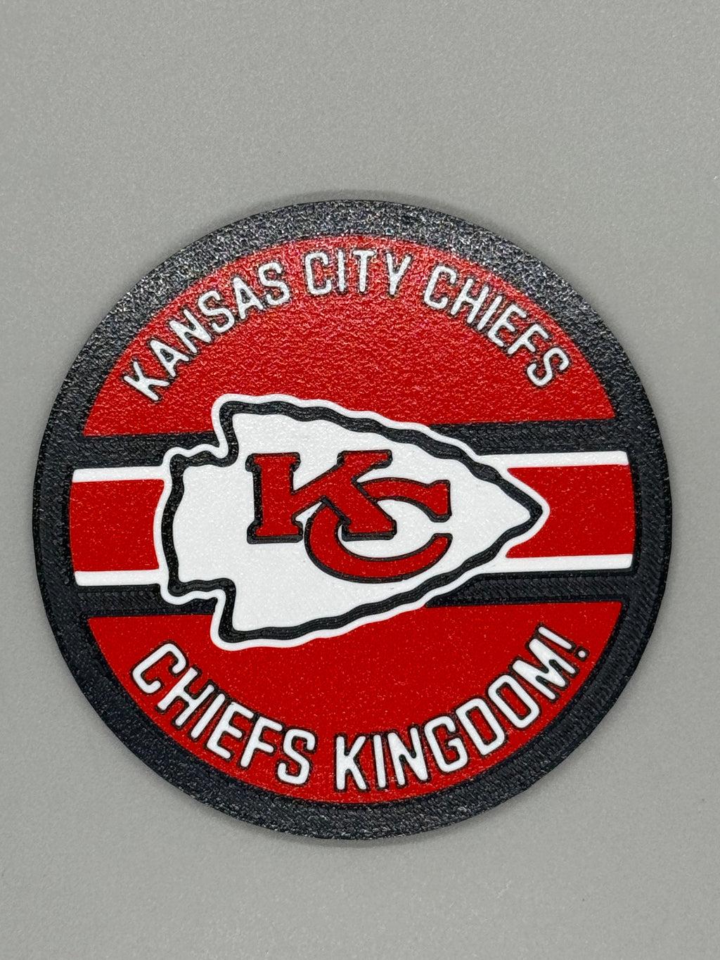 Kansas City Chiefs Kingdom Coaster and Holder