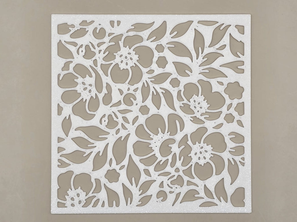 Petal Flower Stencil Template Craft