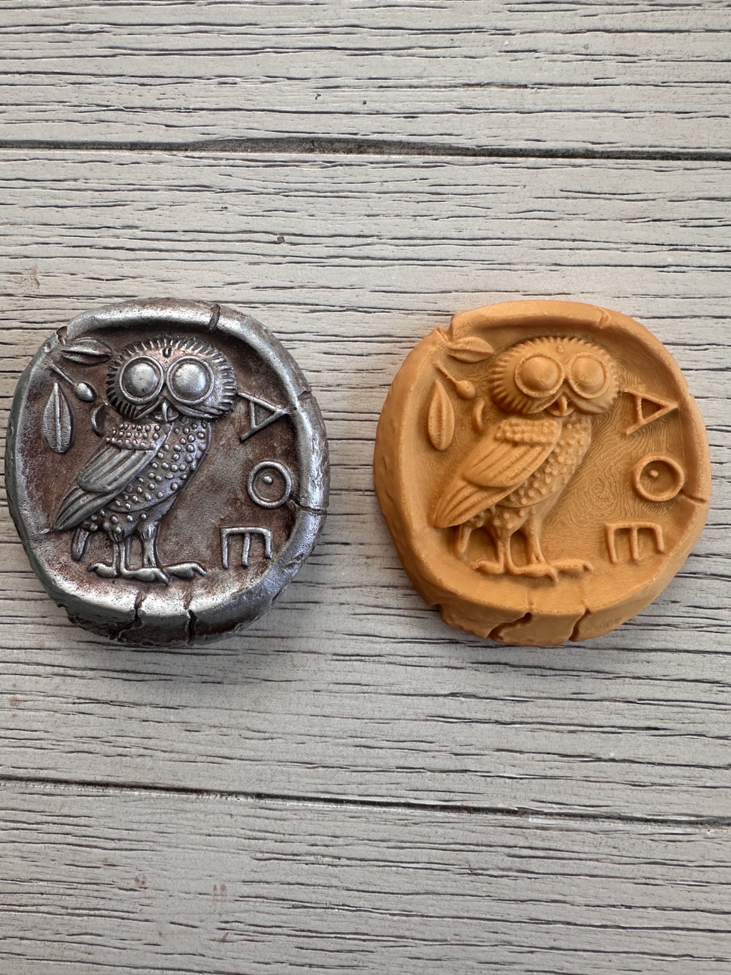 Owl of Athena Tetradrachma Coin w magnet space