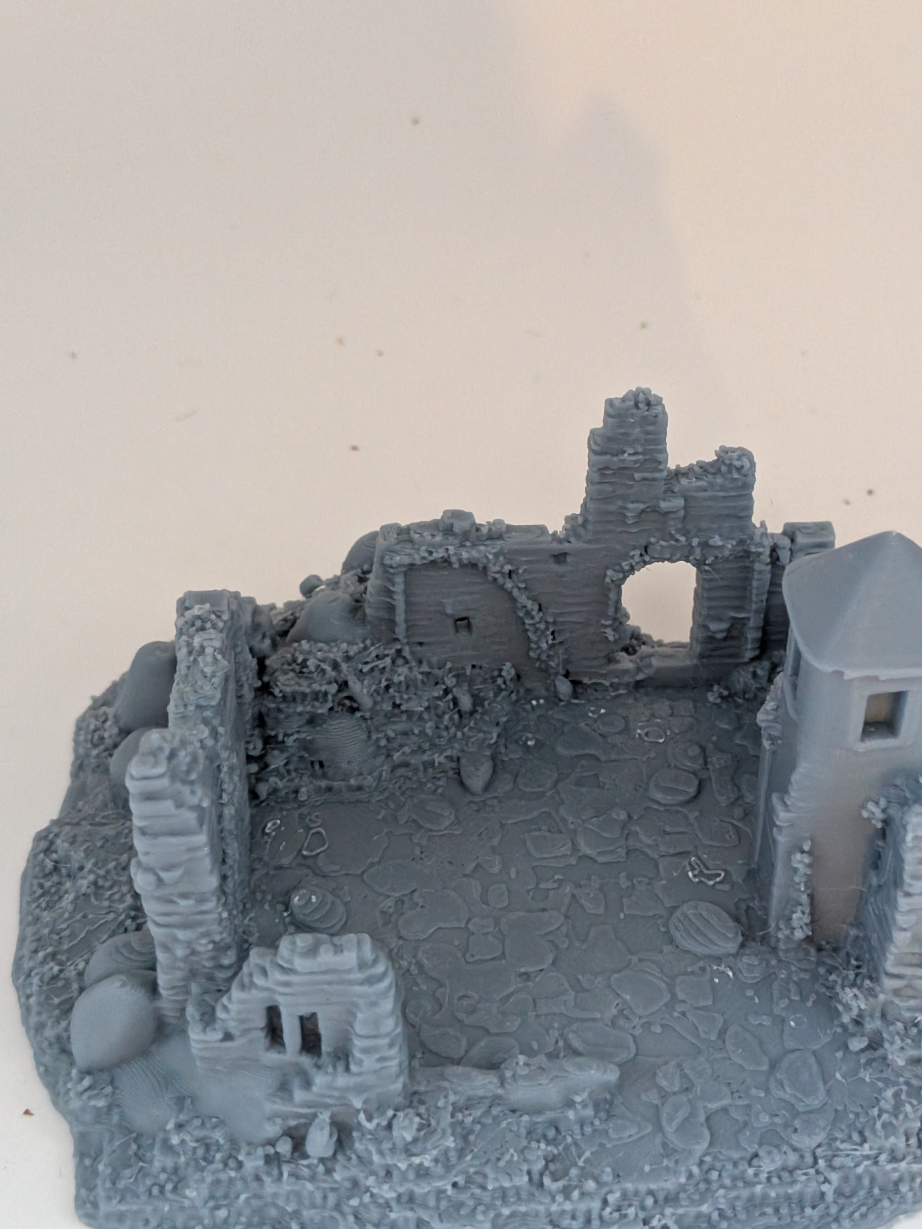 old castle ruin for terrain building