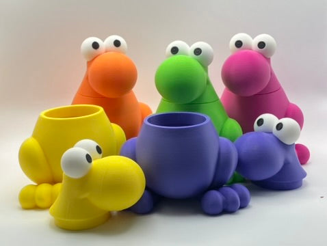 Nerds-shaped container for Nerds
