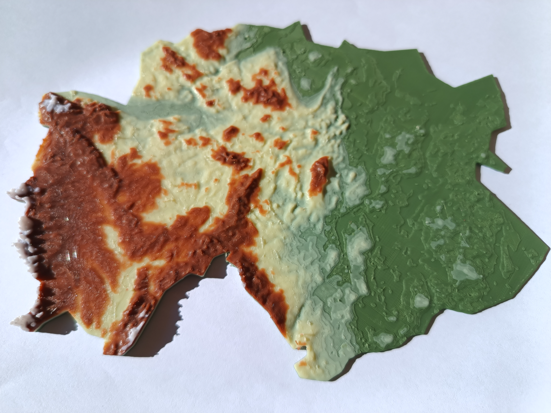 Terrain Map - Colored - Germany - No AMS Needed