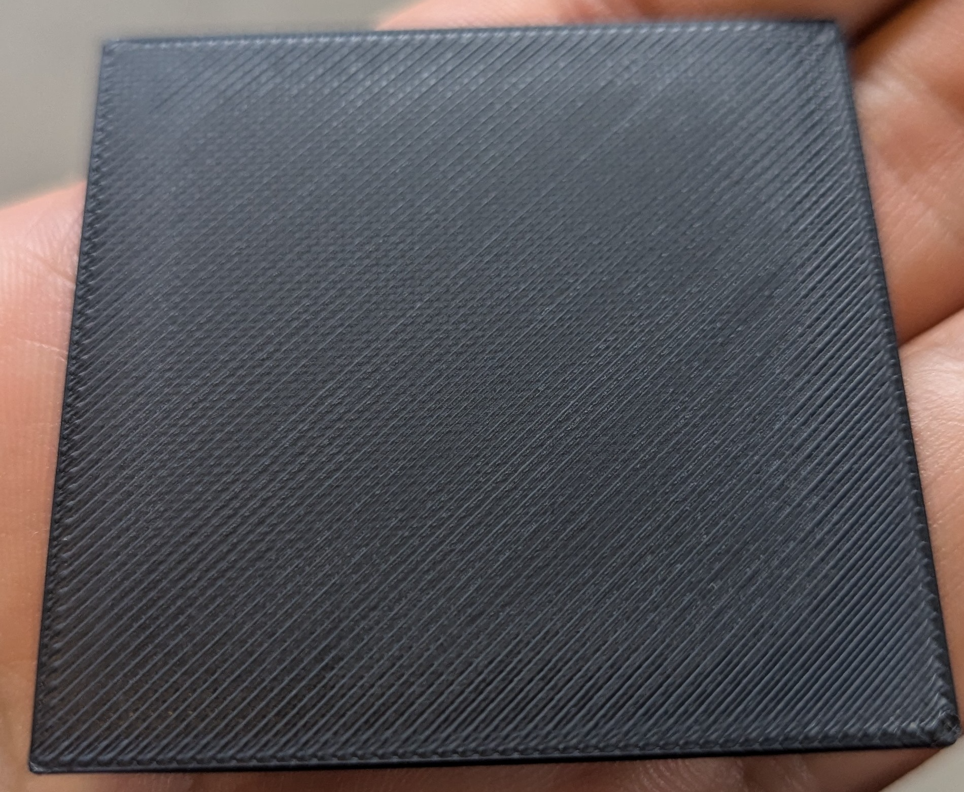 Simple plate for testing printer settings