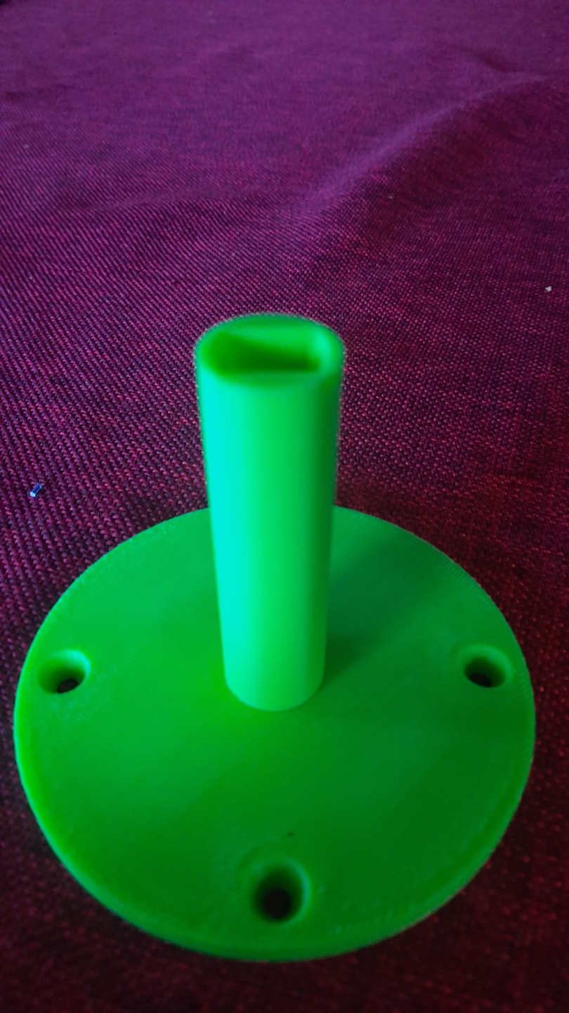 Spulenwandhalter grün - Coil wall holder green