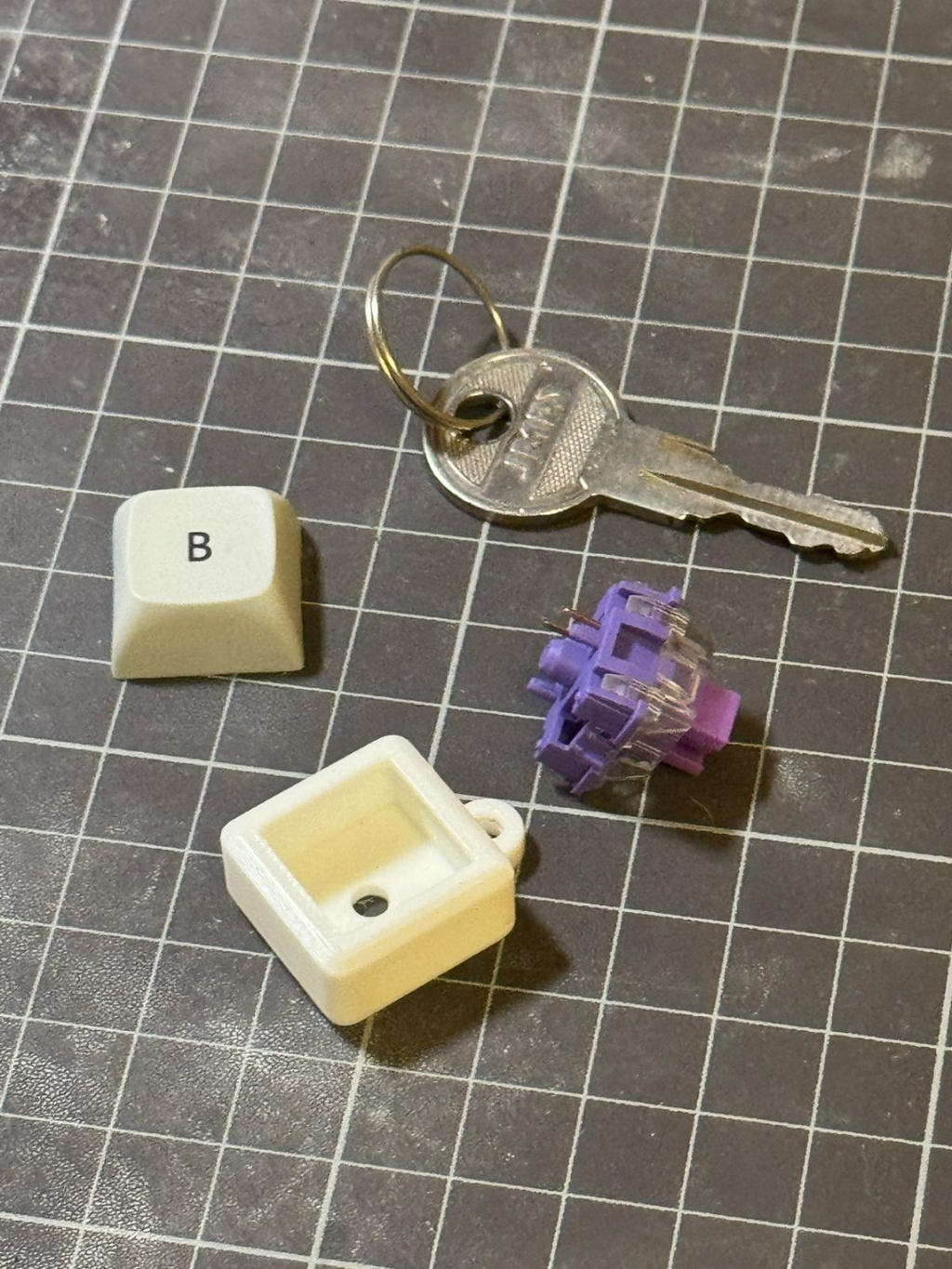 Keyboard Fidget Keychain