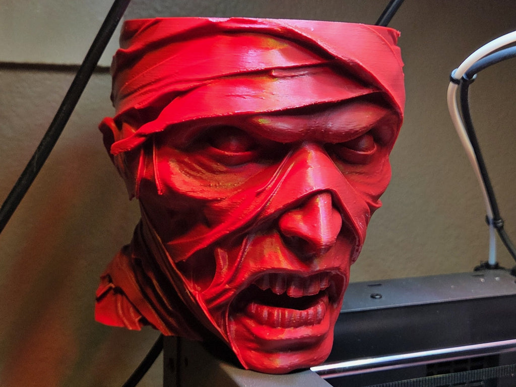Undead Mummy Candy Bowl/Flower Pot
