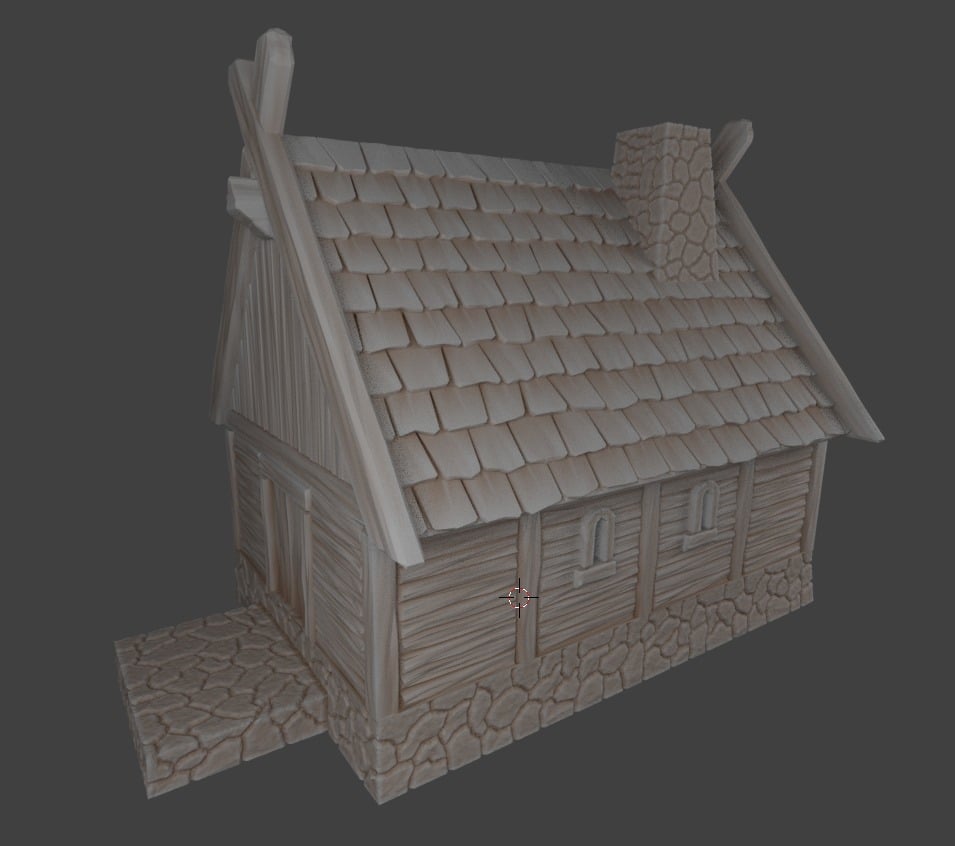 Smaller fantasy viking house