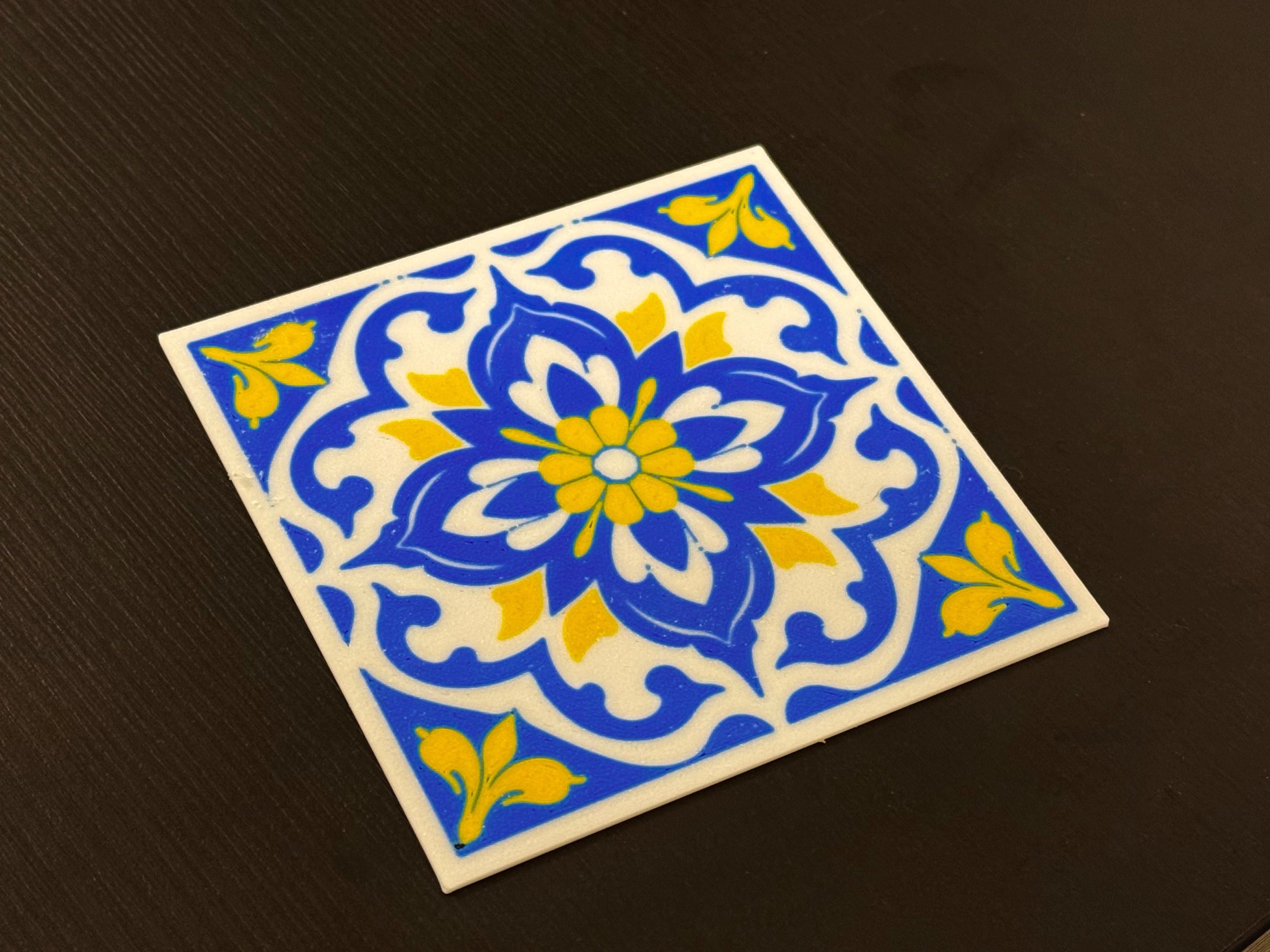 Portuguese Tile Coaster– Traditional Azulejo