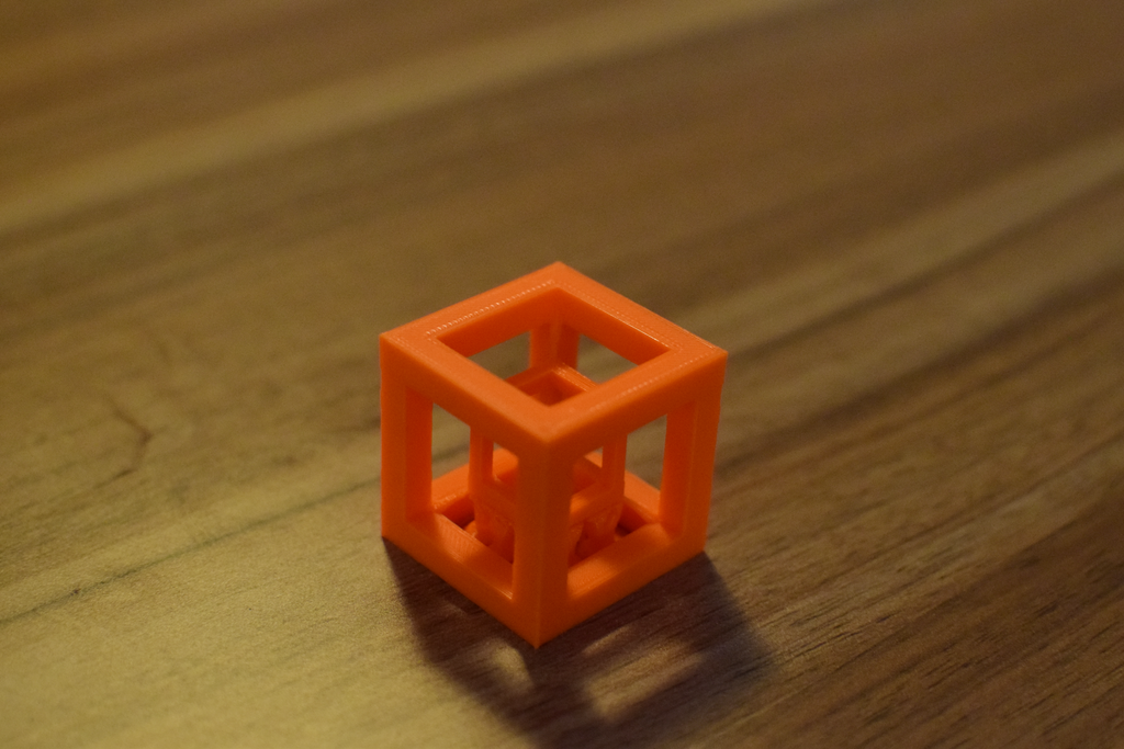 Cube calibration test.