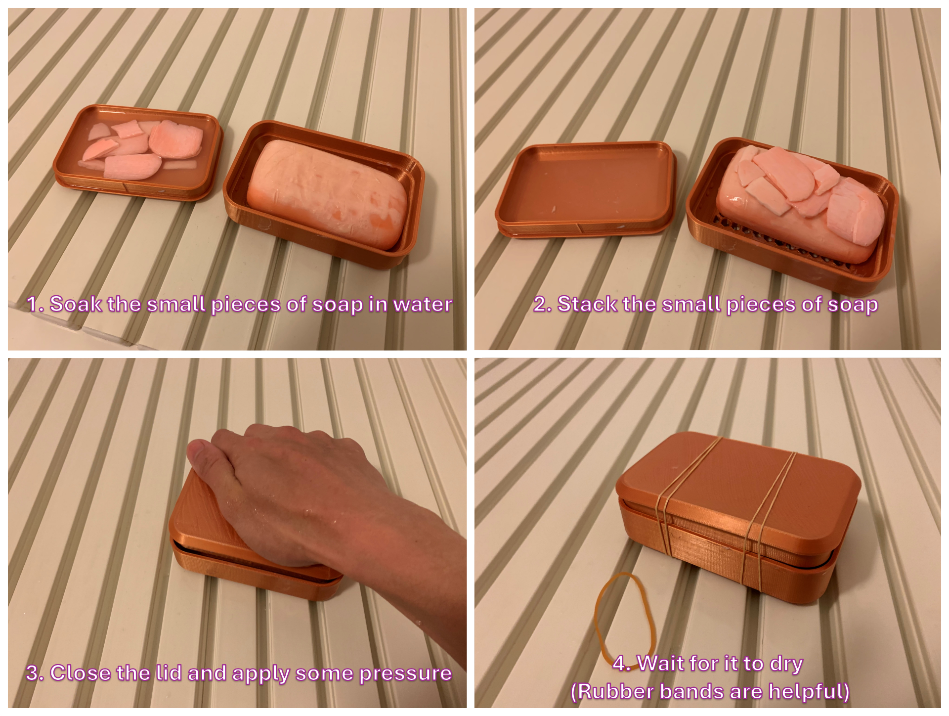 ReSoap: The Small Piece Soap Re-bonder
