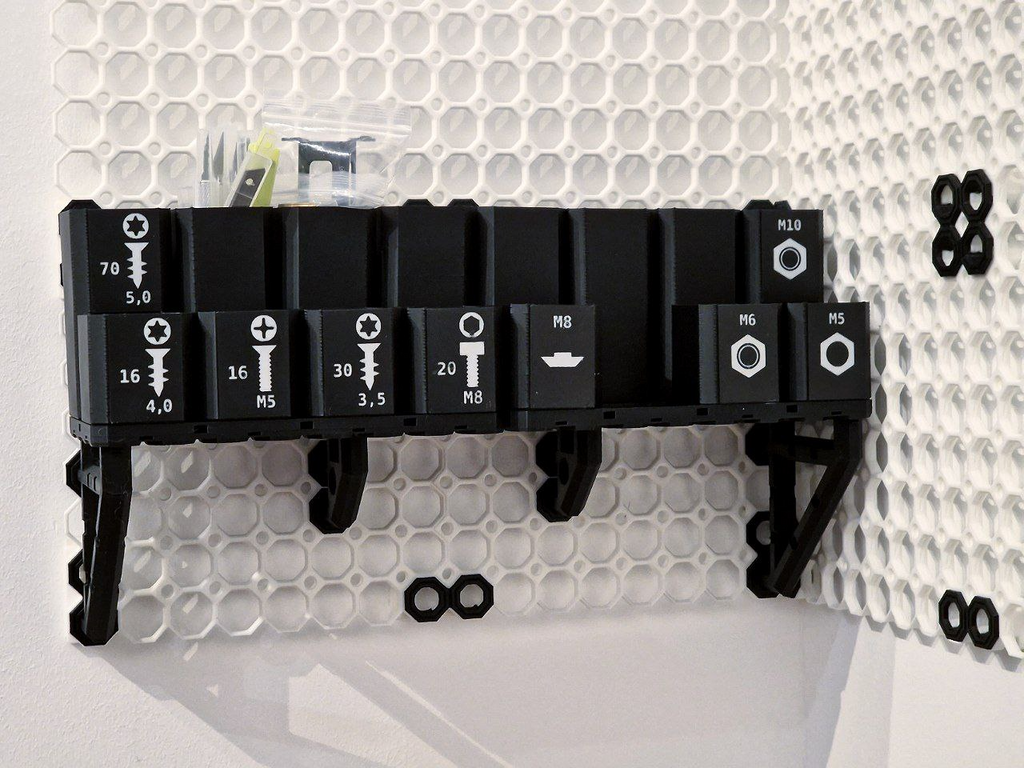 Multiboard Multigrid Bin Labels - Fasteners