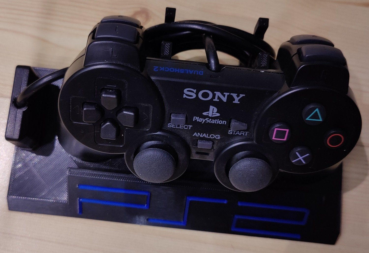 PS2 Controller Stand With Playstation 2 Logo