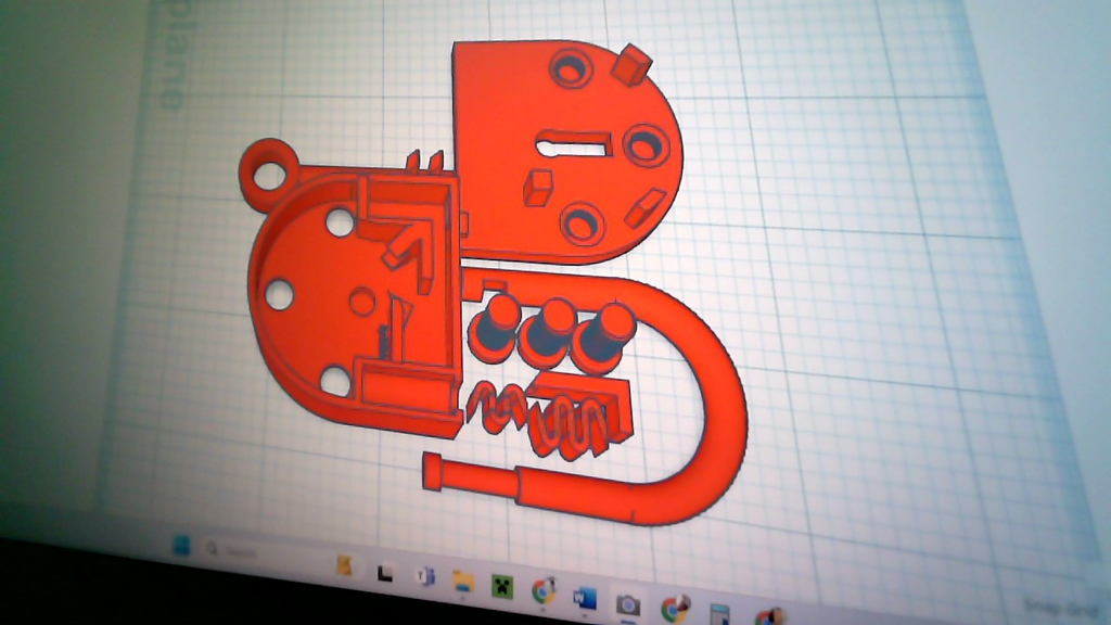 100% 3D printed Padlock