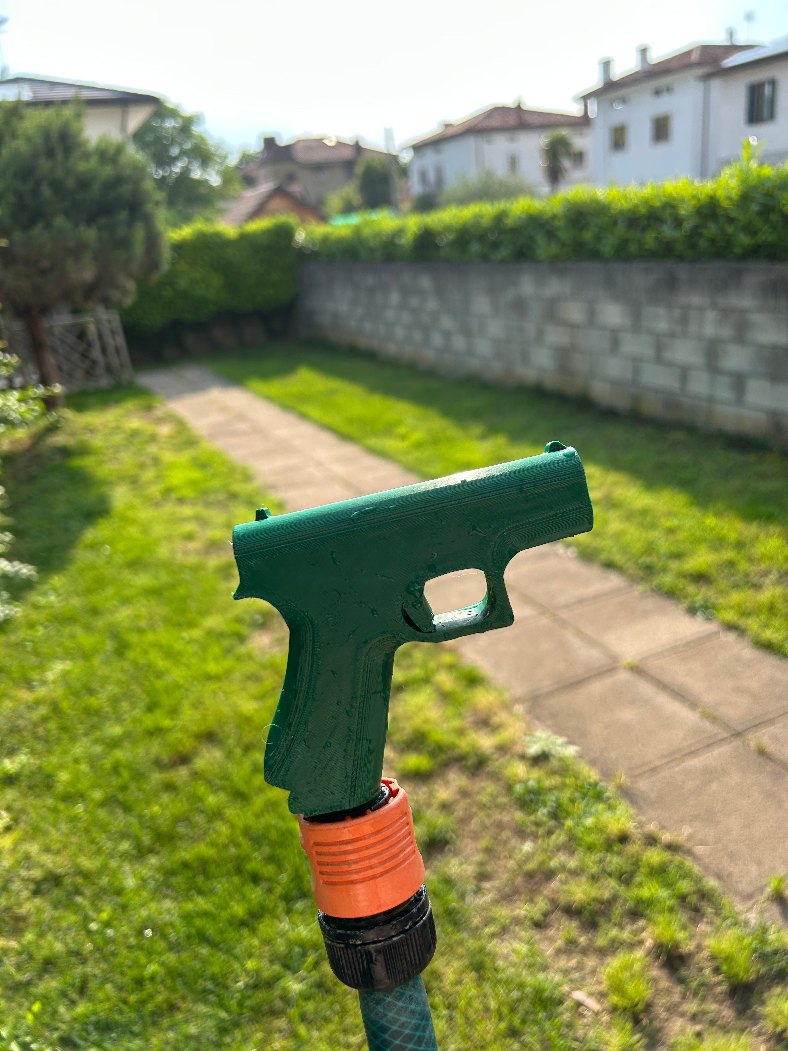 Garden hose gun
