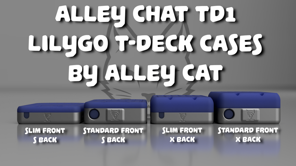 Alley Chat TD1 Lilygo T-Deck Case by Alley Cat