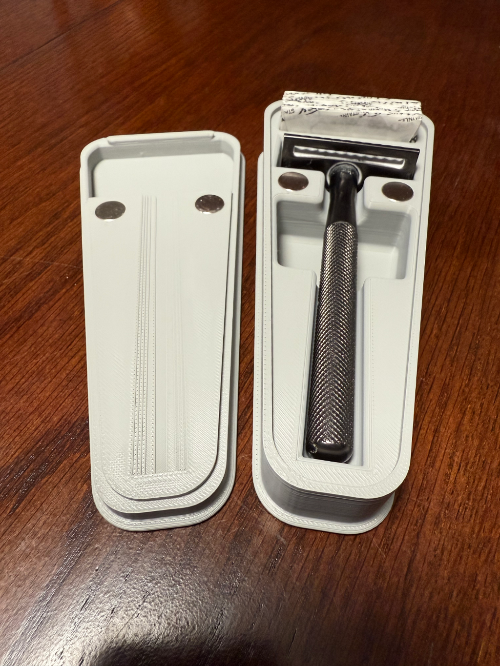 Safety Razor Blade Travel Case